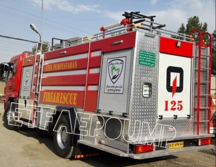 ساخت کامل خودروی آتش‌نشانی روی شاسی کاویان K219