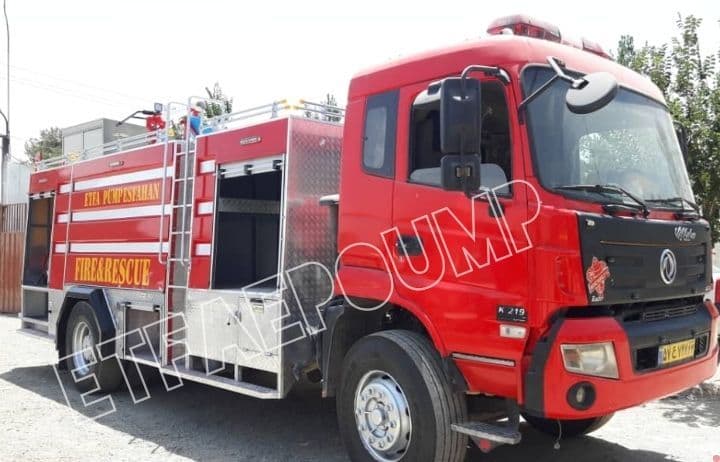 ساخت کامل خودروی آتش‌نشانی روی شاسی کاویان K219