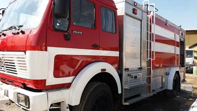 ساخت ماشین آتش نشانی بندر بوشهر